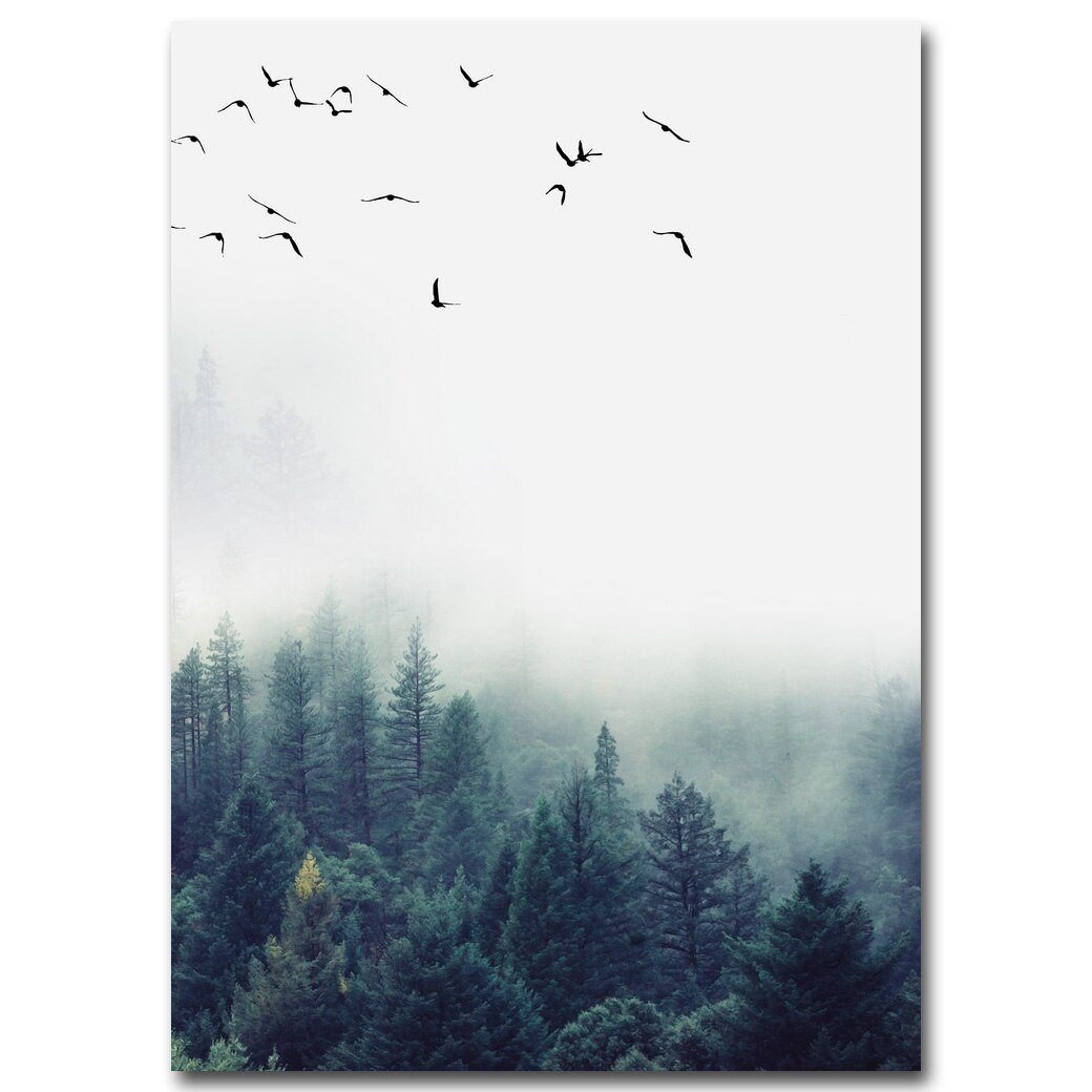 affiche paysage d'hiver affiche paysage d'hiver