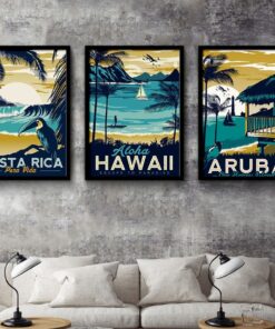 affiche retro vintage