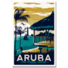 affiche vintage Aruba