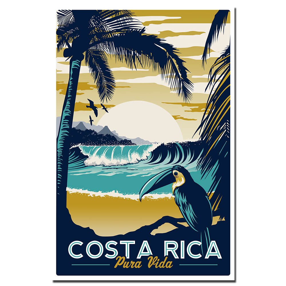 affiche vintage costa rica affiche vintage costa rica