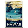 affiche vintage hawaii